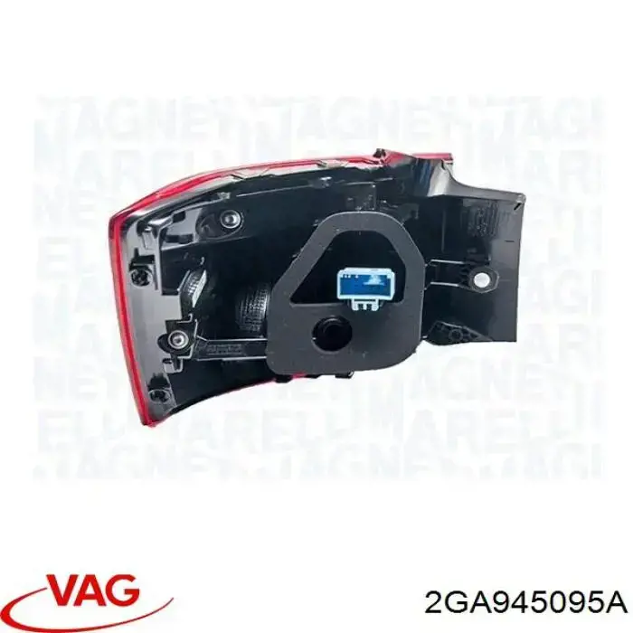 Ліхтар задній лівий, зовнішній LLM592 Magneti Marelli