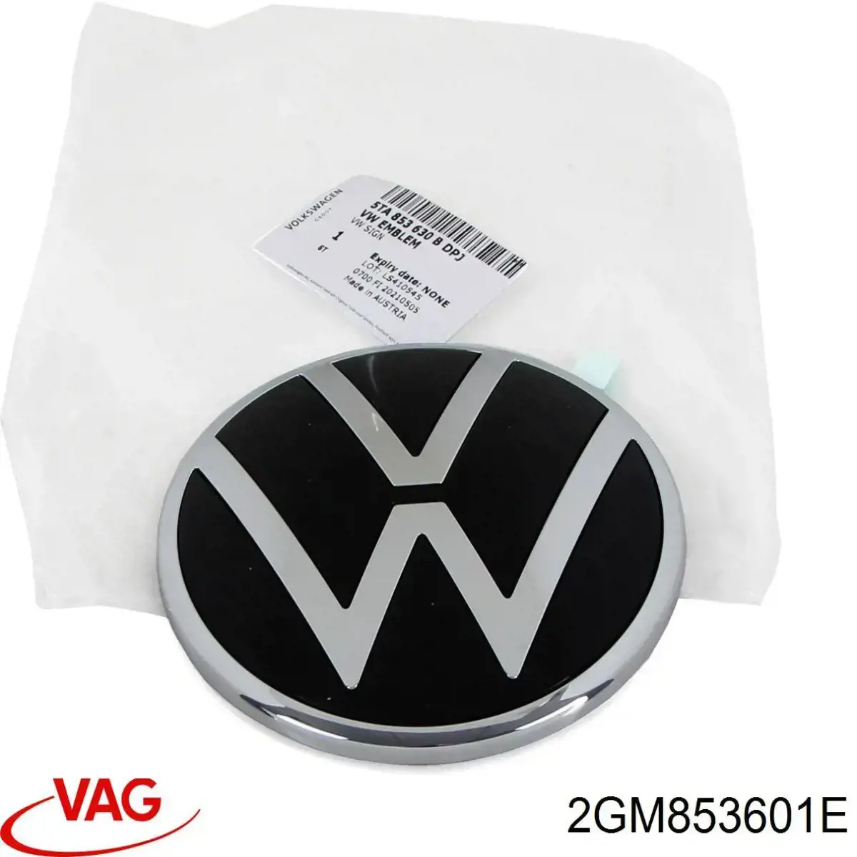 Емблема на решітку радіатора VAG 2GM853601E ціна, від 42.82 USD