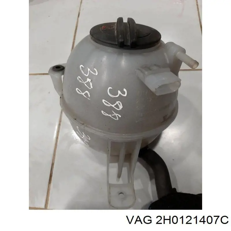Купити 2H0121407C VAG Водяний бачок системи охолодження