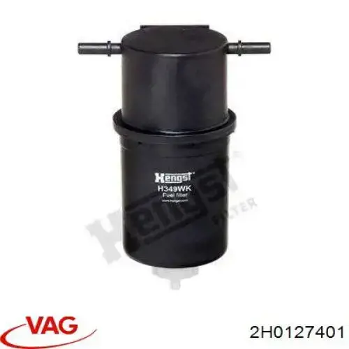Фільтр тонкого очищення палива VAG 2H0127401 ціна, від 26.60 USD