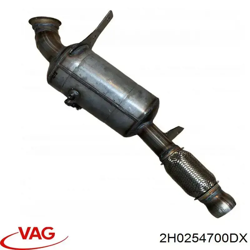 Фільтр системи відпрацьованих газів VAG 2H0254700DX ціна, від 403.77 USD