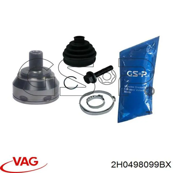Купити 2H0498099BX VAG Шарнір приводу зовнішній