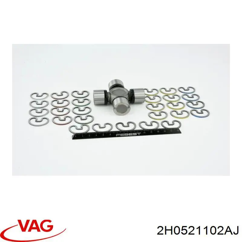 Хрестовина карданного валу VAG 2H0521102AJ ціна, від 10.22 USD