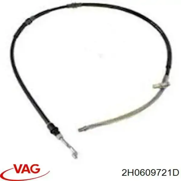 Трос ручного гальма задній, правий/лівий VAG 2H0609721D ціна, від 19.55 USD