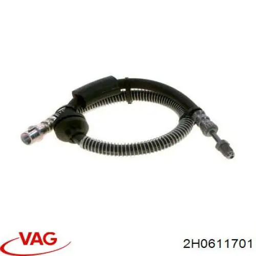 Шланг гальмівний передній VAG 2H0611701 ціна, від 11.73 USD