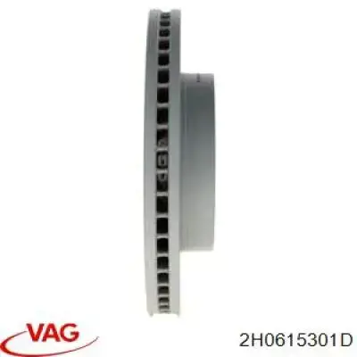 Диск переднього гальма VAG 2H0615301D ціна, від 65.50 USD