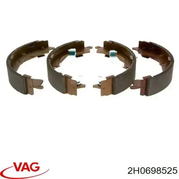 Купити 2H0698525 VAG Колодки гальмові задні, барабанні