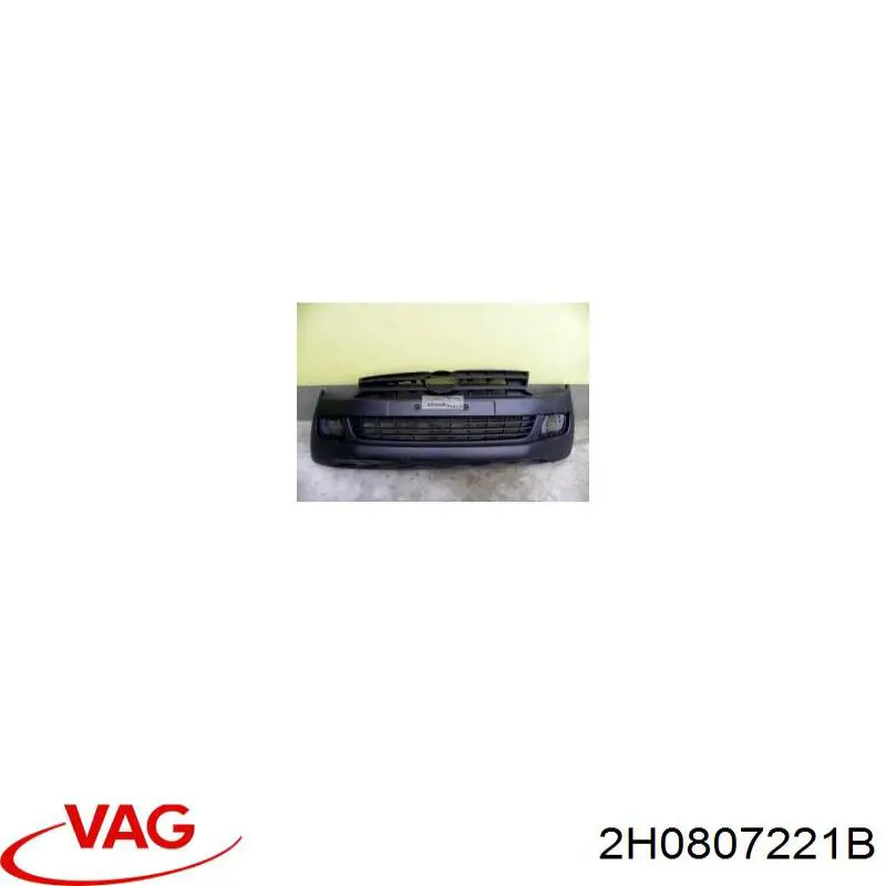Купити 2H0807221B VAG Буфер (бампер) передній