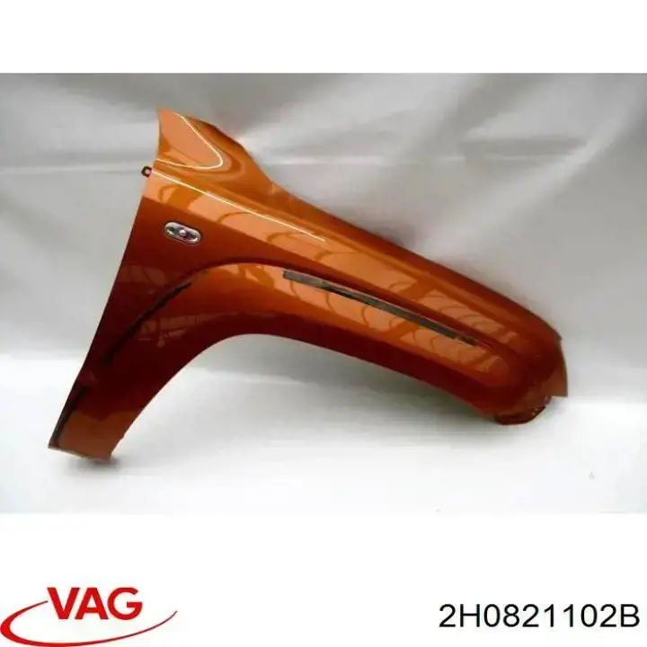 Крило переднє праве VAG 2H0821102B ціна, від 163.48 USD