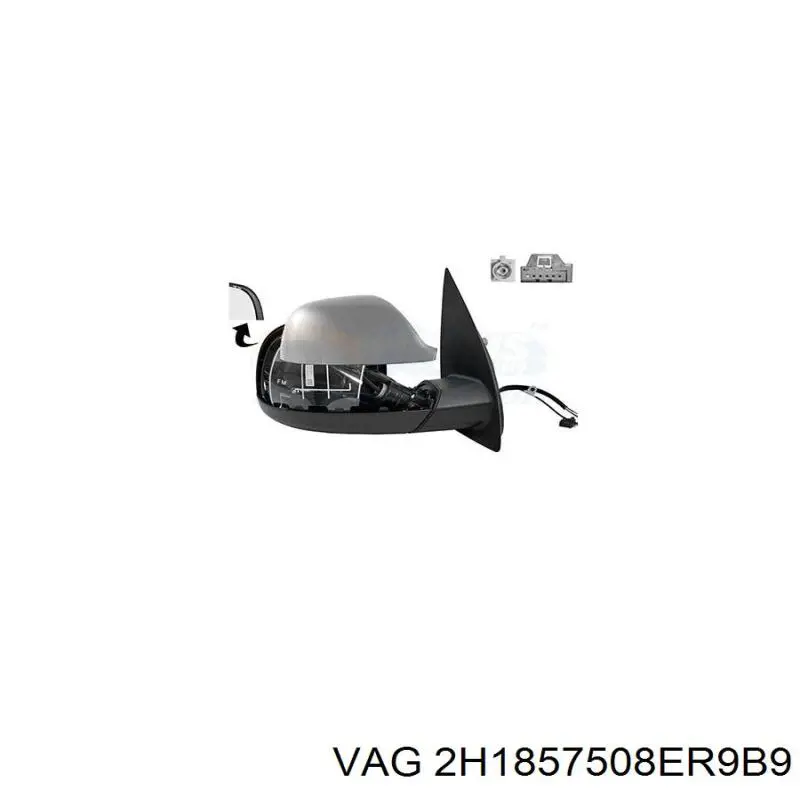 5402011841313P 4max Праве дзеркало заднього виду