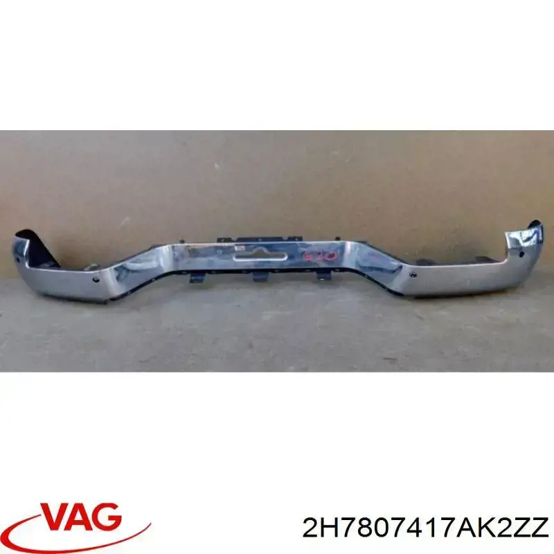 Буфер (бампер) задній на Volkswagen AMAROK  2HA, 2HB, S1B, S6B, S7A, S7B