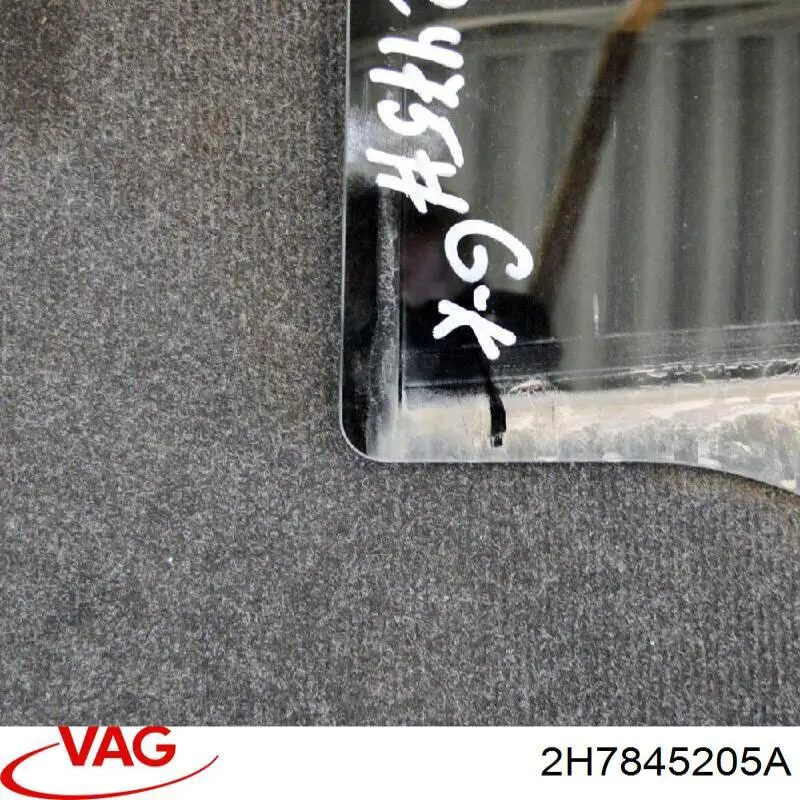 2H7845205A VAG Скло задніх дверей, лівих