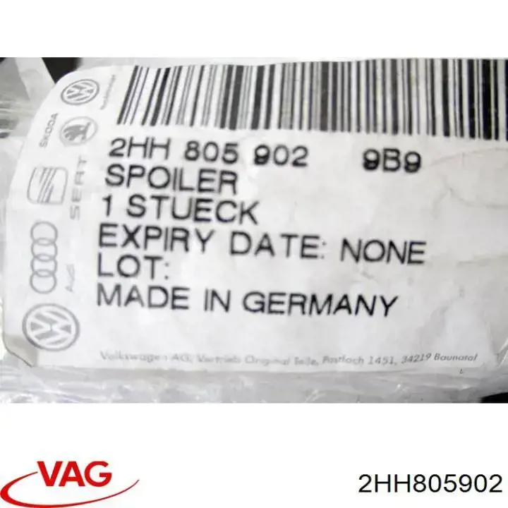 2HH805902 VAG 