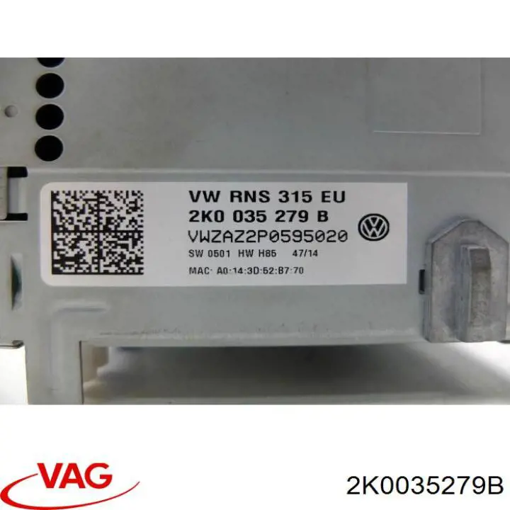2K0035279B VAG Бортовий комп'ютер