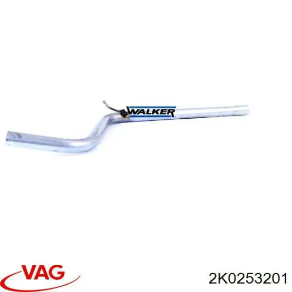 Глушник, центральна частина 2K0253201 VAG