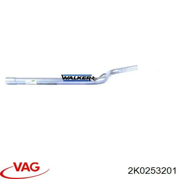 Купити 2K0253201 VAG Вихлоп