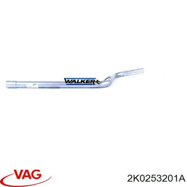 2K0253201A VAG Середній глушник