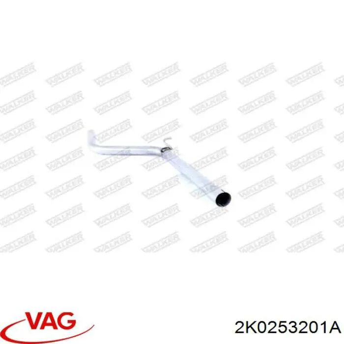 Купити 2K0253201A VAG Вихлоп