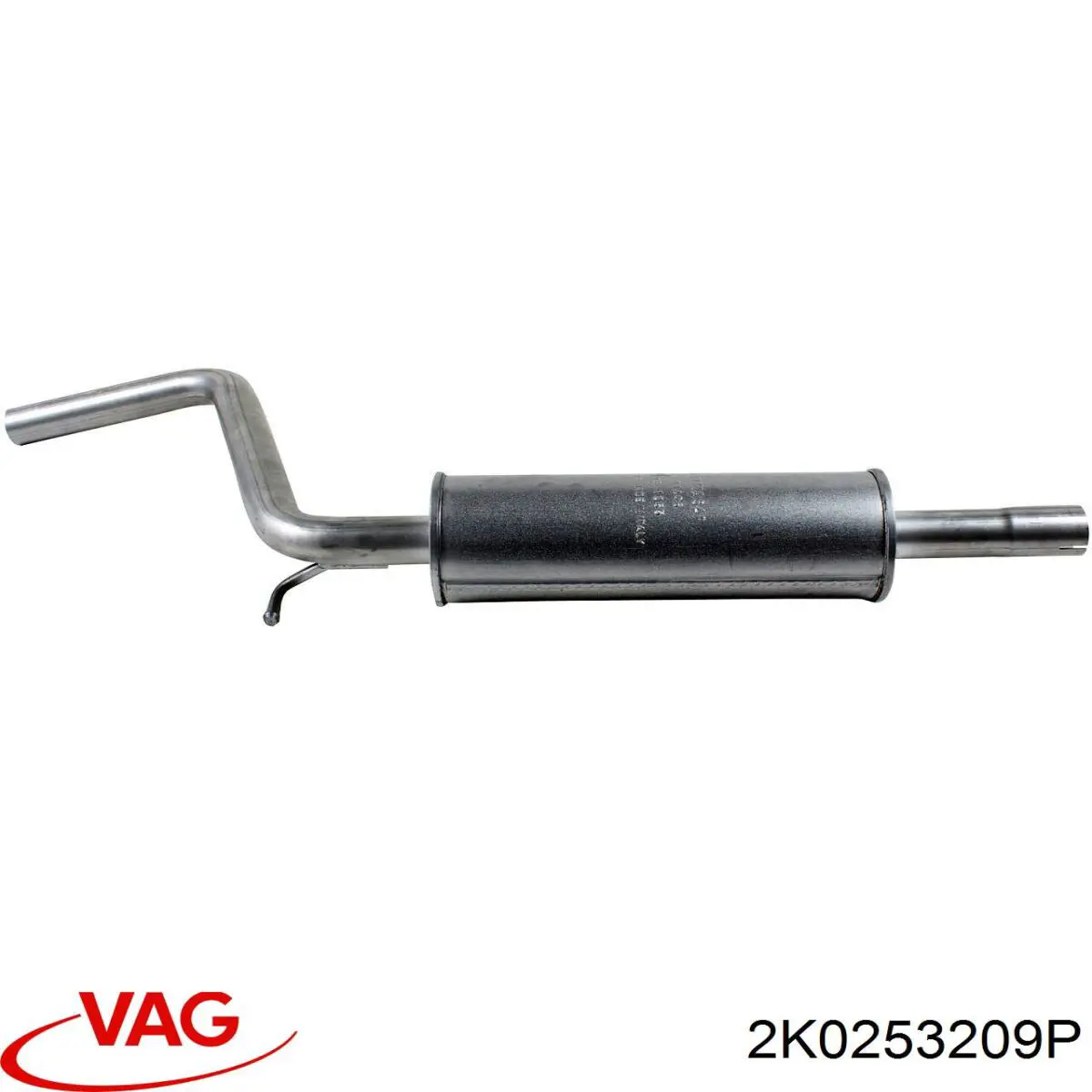 2K0253209P VAG Середній глушник
