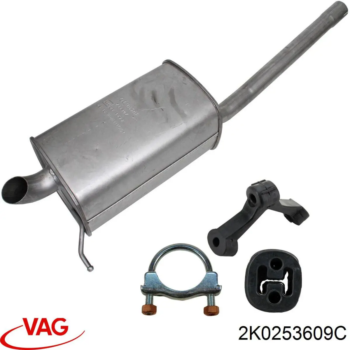 Вихлопна труба VAG 2K0253609C ціна, від 53.56 USD