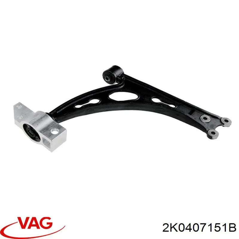 Важіль передній лівий VAG 2K0407151B ціна, від 54.64 USD
