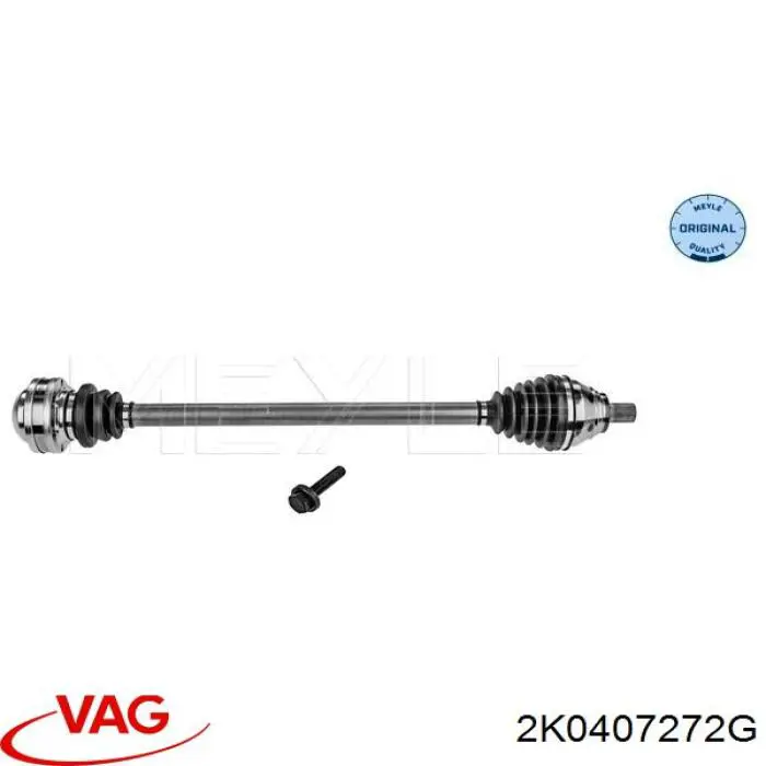Купити 2K0407272G VAG Піввісь права