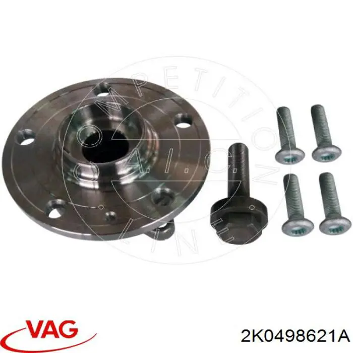 Купити 2K0498621A VAG Маточини передніх коліс