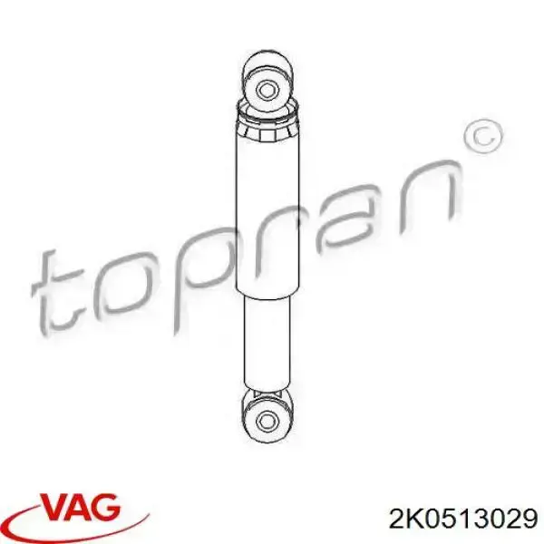 Купити 2K0513029 VAG Стійка амортизатора задня
