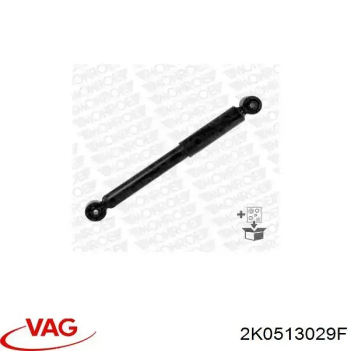 Амортизатор задній VAG 2K0513029F ціна, від 25.00 USD