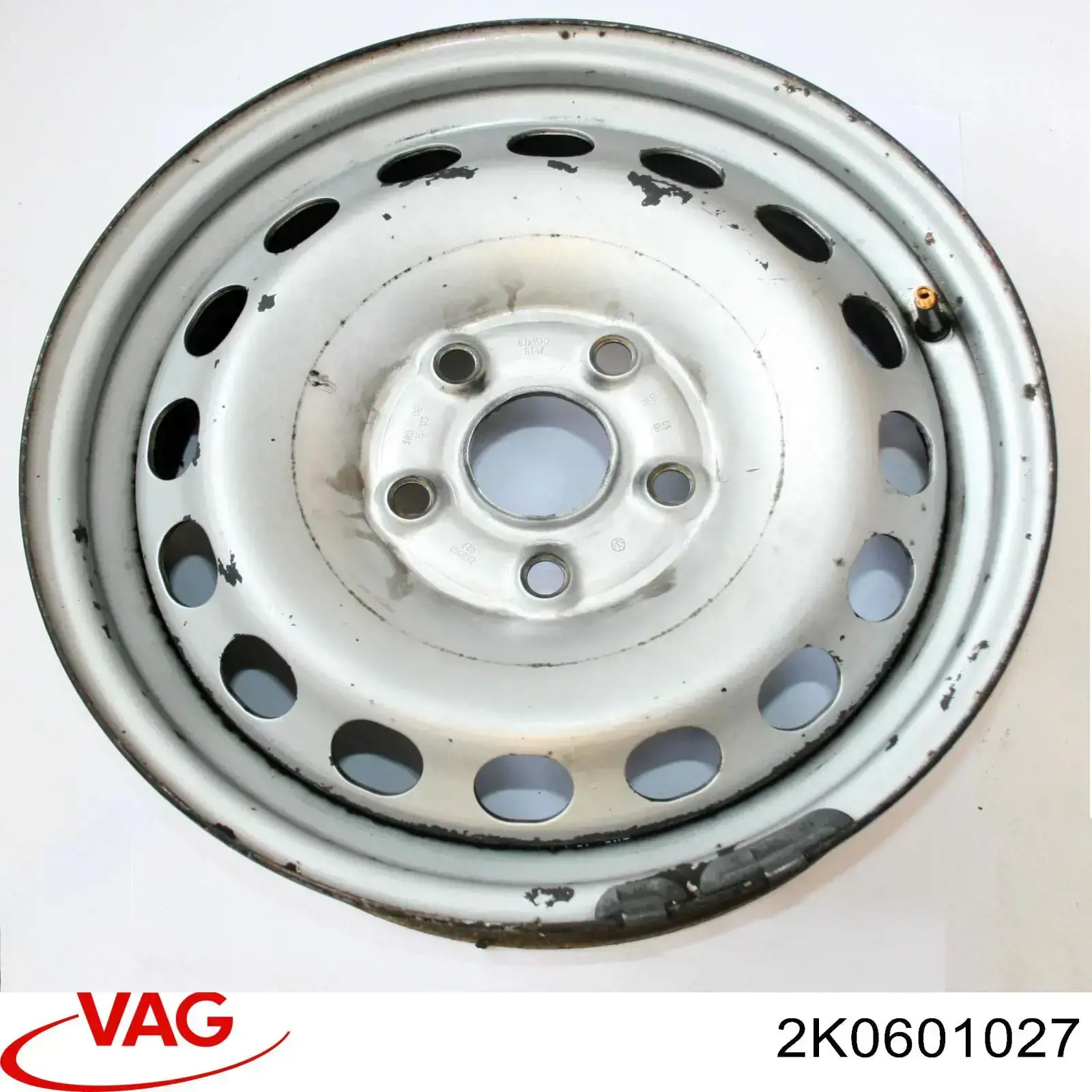 2K0601027091 VAG диск колісний стальний (штампований)