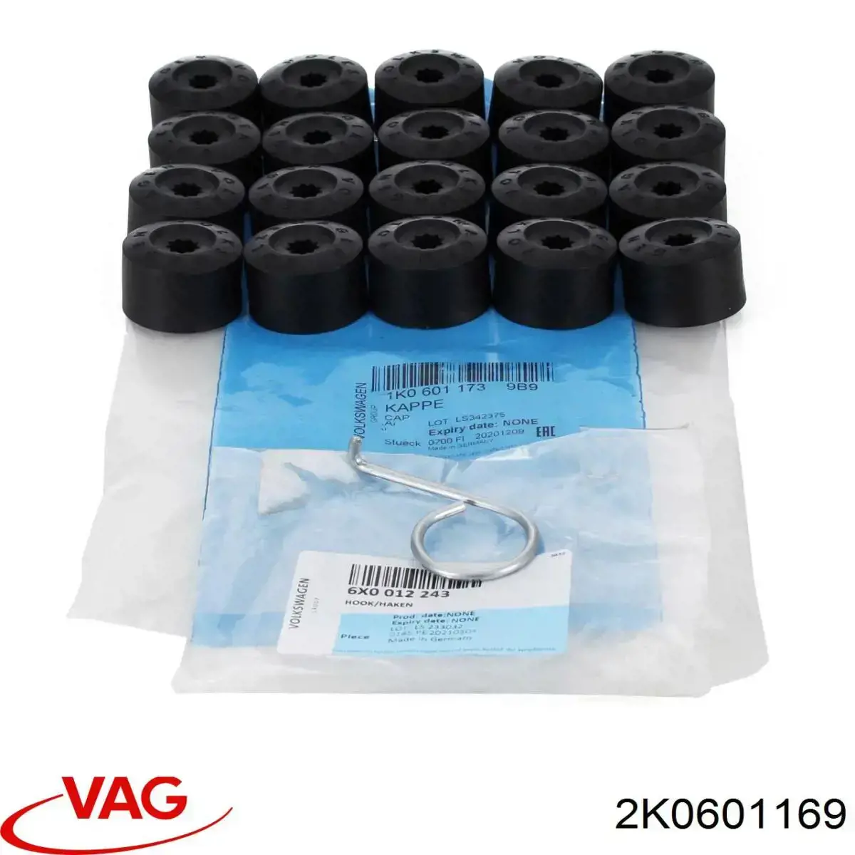Ковпаки на диски VAG 2K0601169 ціна, від 8.87 USD