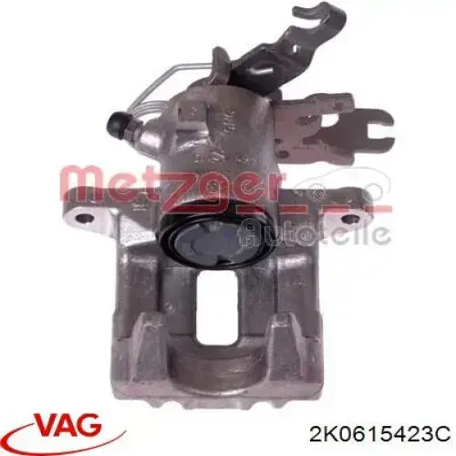 Супорт гальмівний задній лівий VAG 2K0615423C ціна, від 59.40 USD