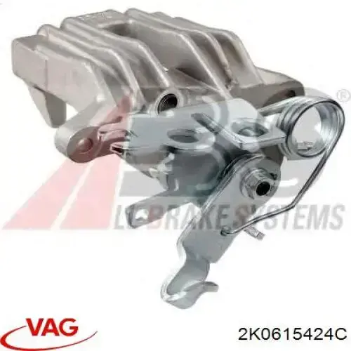 Супорт гальмівний задній правий VAG 2K0615424C ціна, від 59.48 USD