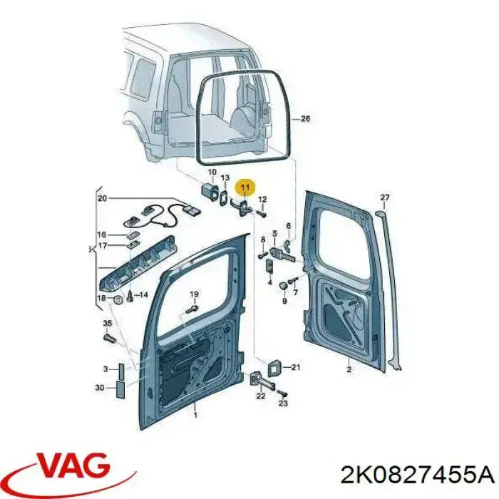 2K0827455A VAG 