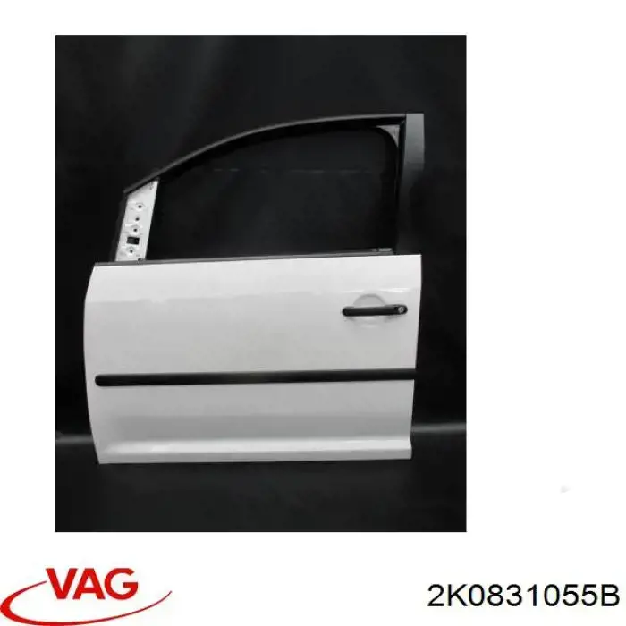 Двері передні, ліві VAG 2K0831055B ціна, від 23.98 USD