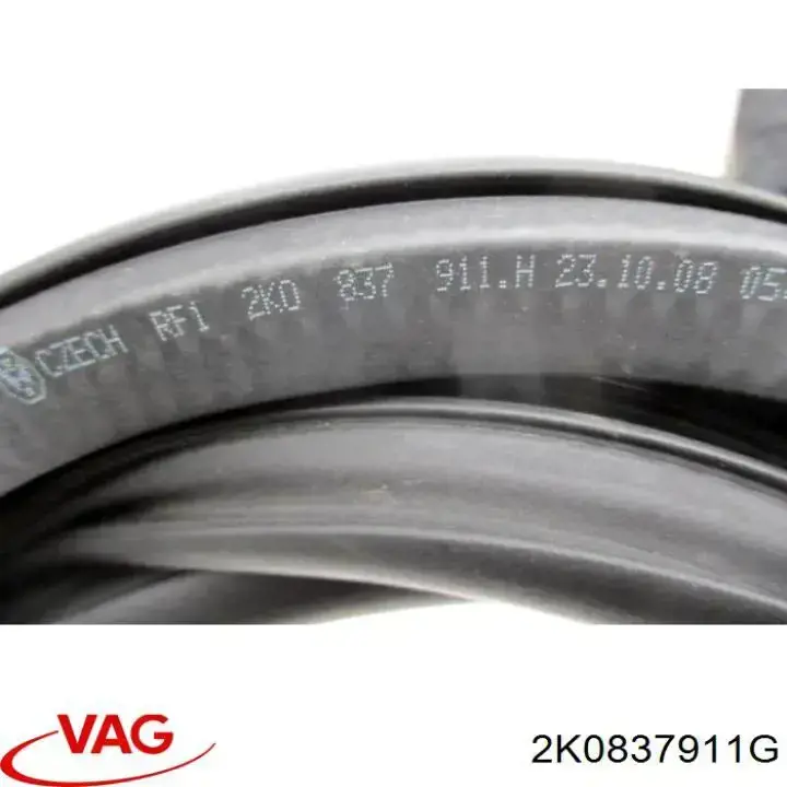 Купити 2K0837911G VAG Ущільнювач двері передньої (на кузові)