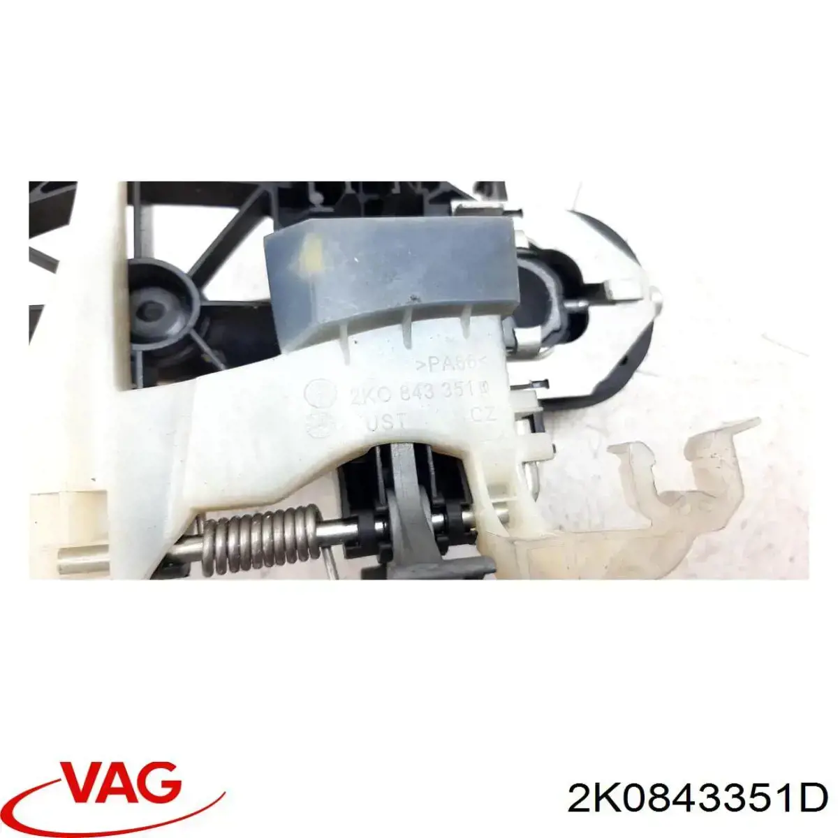 Купити 2K0843351D VAG Тримач зовнішньої ручки дверей, лівих дверей