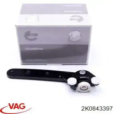 Ролик двері бічної/зсувної, лівий нижній VAG 2K0843397 ціна, від 11.46 USD