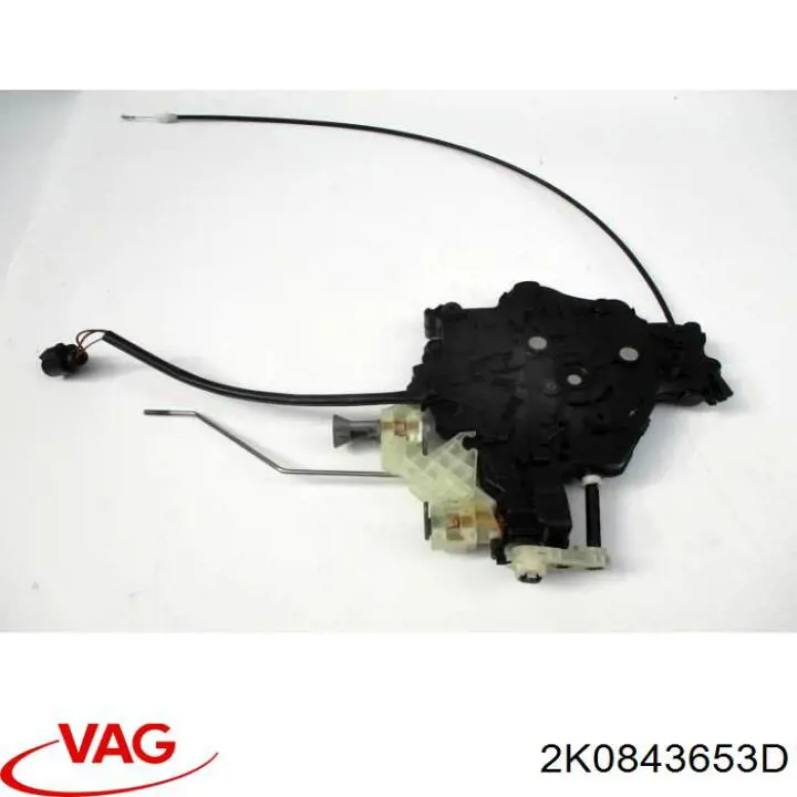 2K0843653BB VAG Замок дверей бічних (зсувної) внутрішній