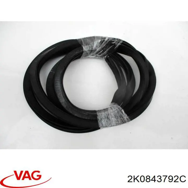 Ущільнювач двері бічний/зсувний VAG 2K0843792C ціна, від 14.06 USD