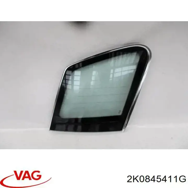 Купити 2K0845411G VAG Скло-кватирка дверей, передніх, лівих
