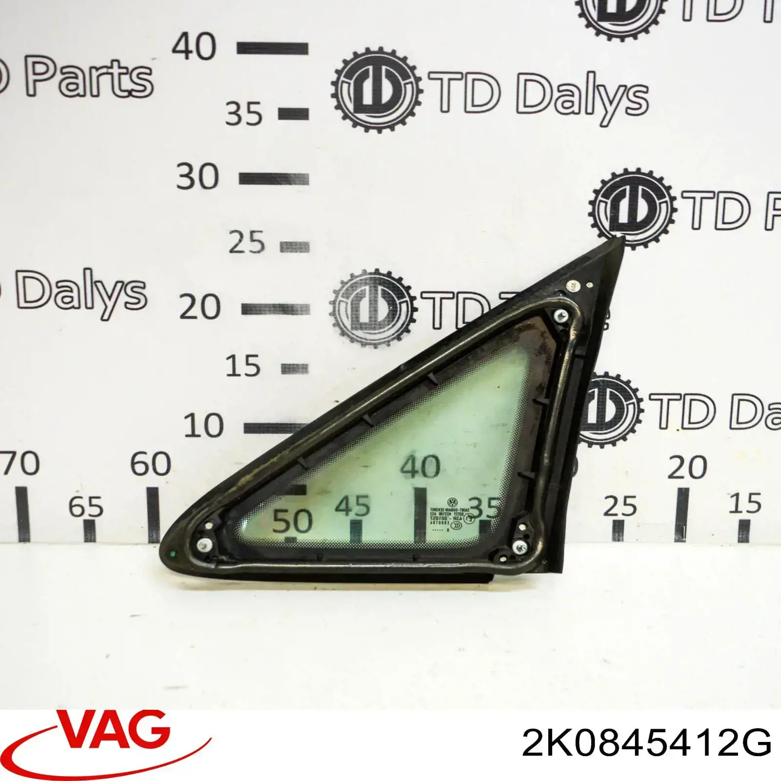2K0845412G VAG Скло-кватирка двері, передній, правій