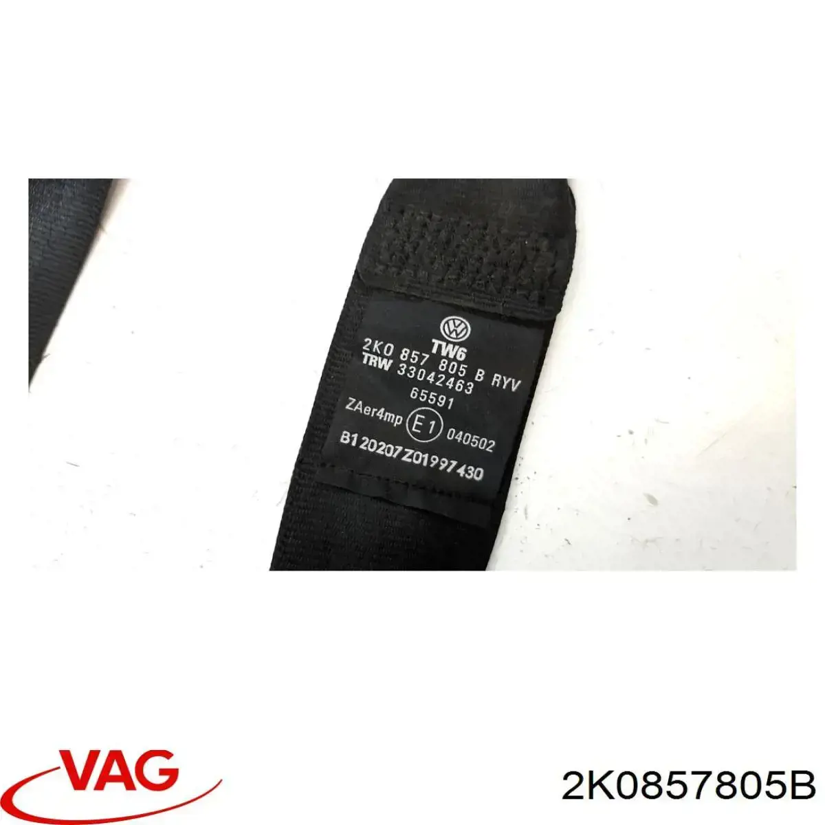 Купити 2K5857805ARYV VAG Пасок безпеки передній лівий