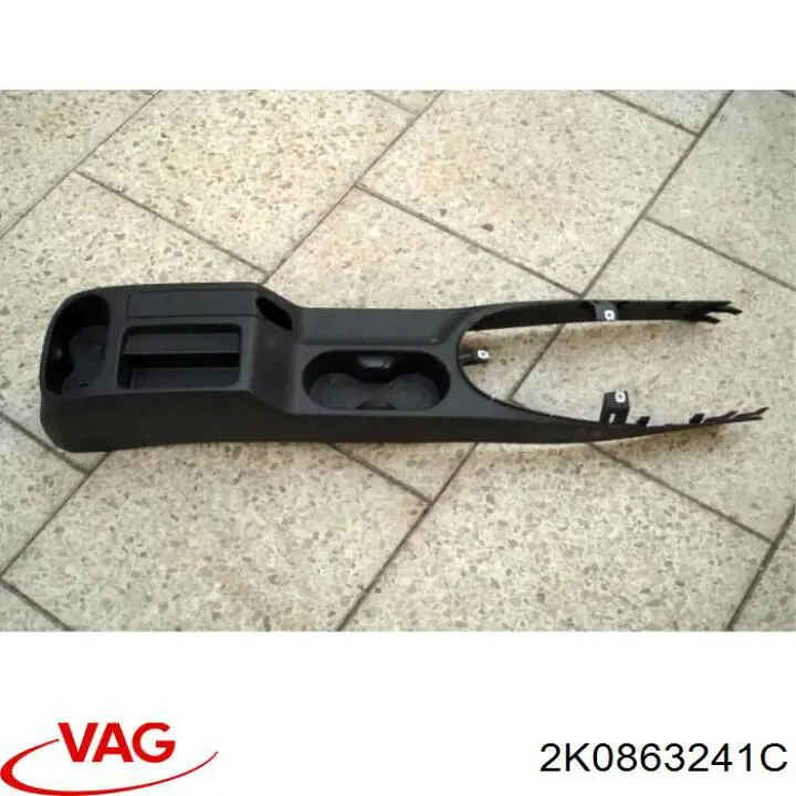 Консоль центральна панелі керування 2K0863241C VAG