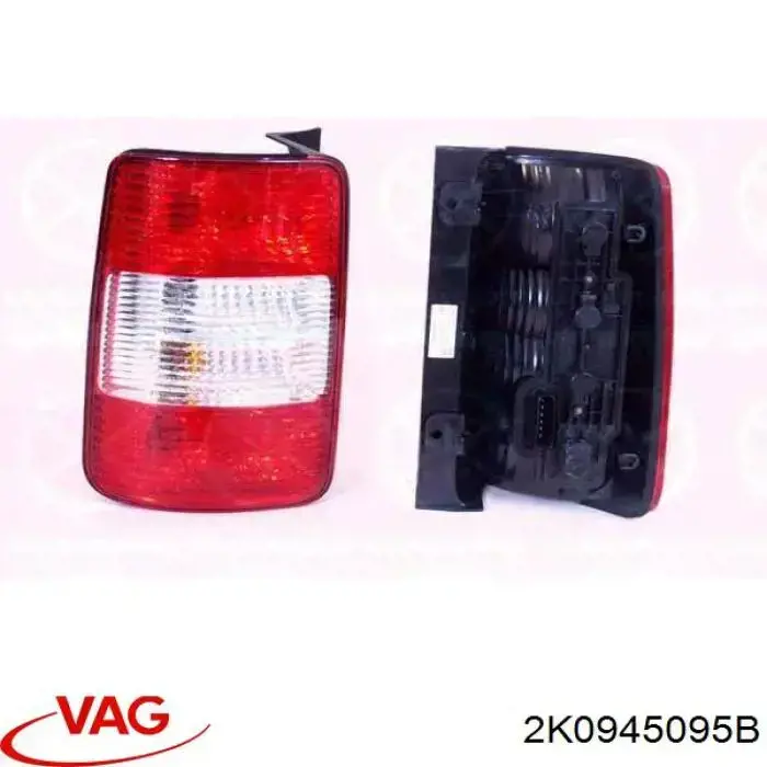 Ліхтар задній лівий VAG 2K0945095B ціна, від 29.83 USD