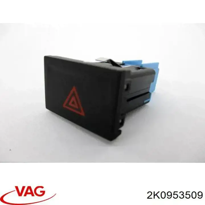 Кнопка включення аварійної сигналізації VAG 2K0953509 ціна, від 12.67 USD