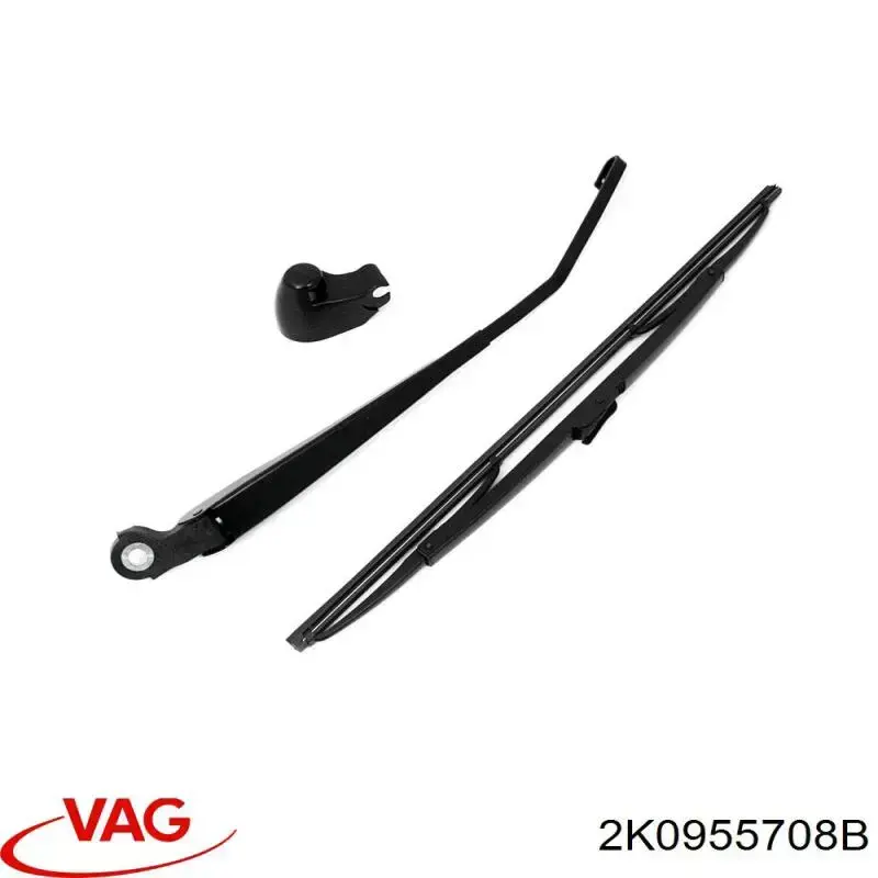 Купити 2K0955708B VAG Важіль-поводок склоочисника заднього скла