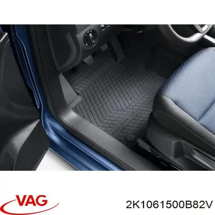 Комплект килимків Volkswagen Caddy III універсал (2KB, 2KJ, 2CB, 2CJ) (2004 - 2015) ціна, від 138.76 USD