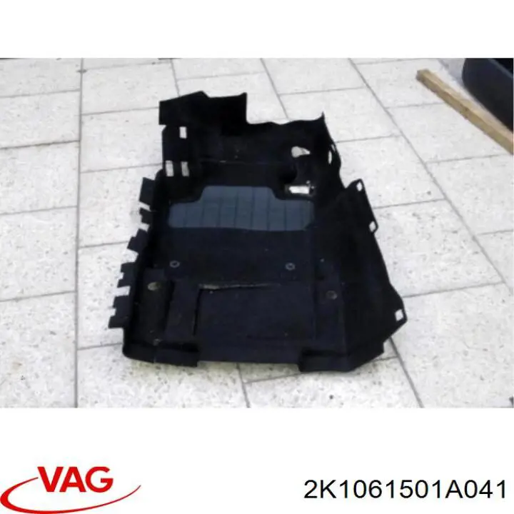 Килимок передній, комплект 2 шт. VAG 2K1061501A041 ціна, від 63.21 USD