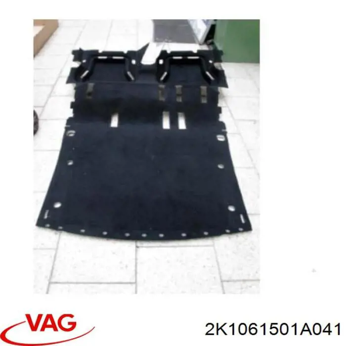 2K1061501A041 VAG килимок передній, комплект 2 шт.